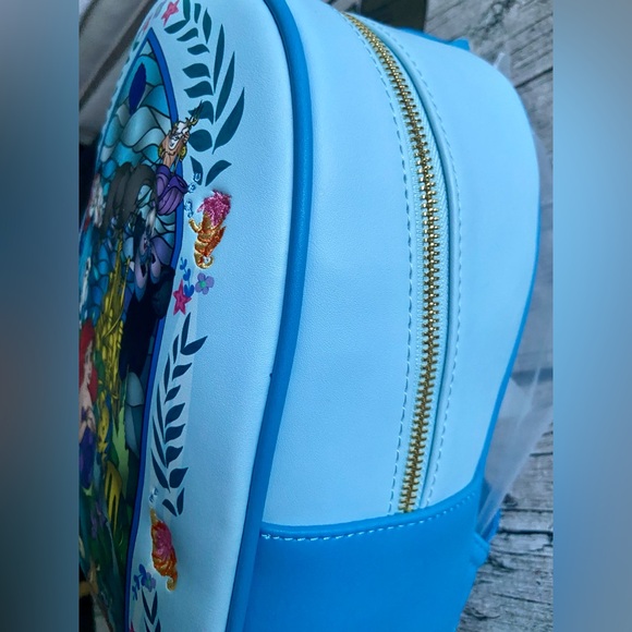 NWT! Loungefly Disney Princess COLLECTION EXCLUSIVE Backpack The Little Mermaid - Picture 2 of 7